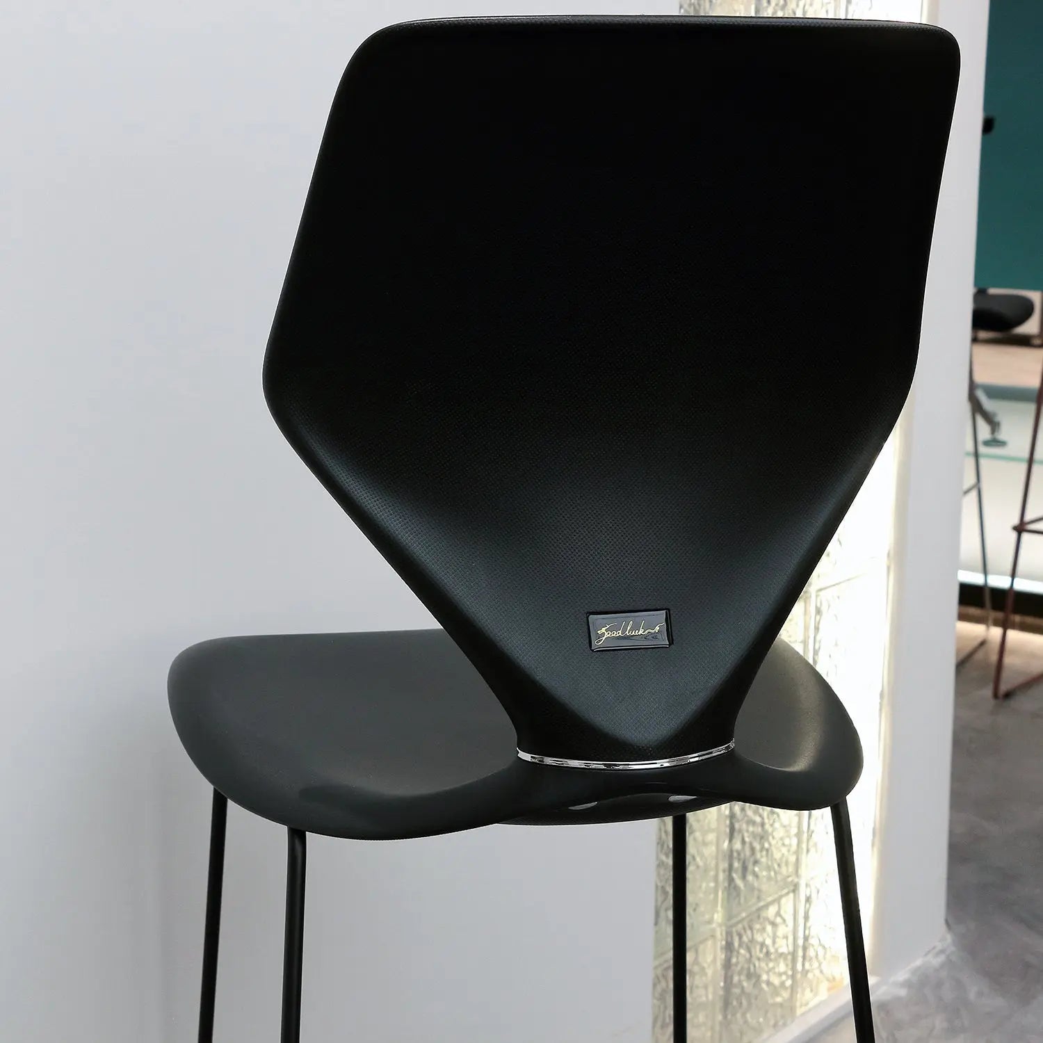 Modern Chair Furniture Elegant High Steel LegsBar Stool Chairs with Backrest Marsiling