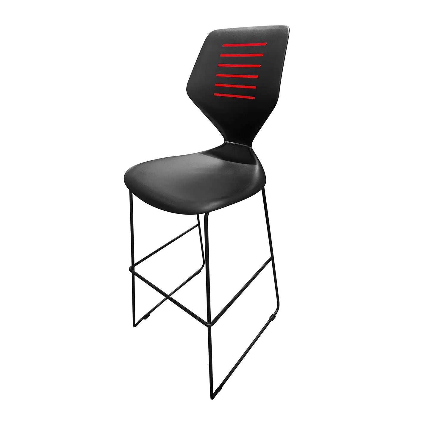 Modern Chair Furniture Elegant High Steel LegsBar Stool Chairs with Backrest Marsiling