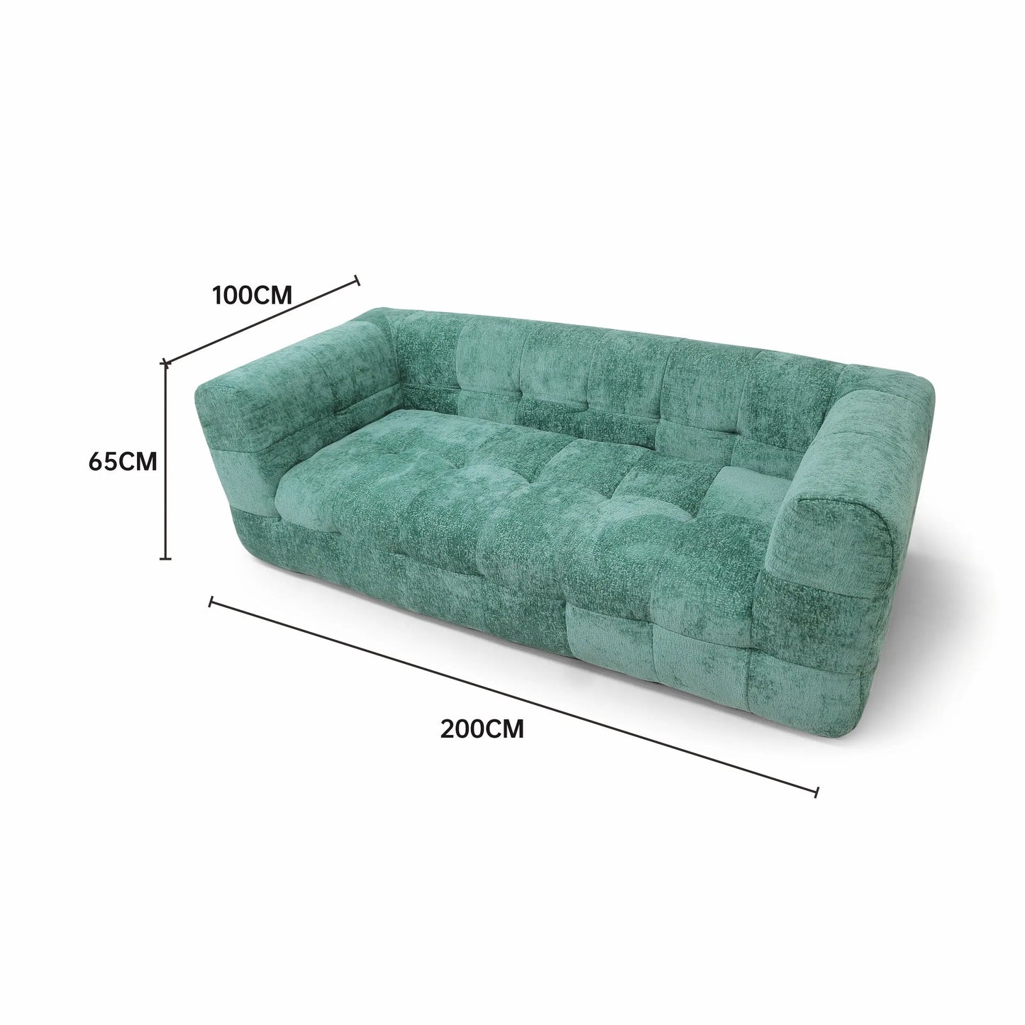 Minimalist Skeletonless Modular Sofa: Vacuum-Rolled Compressed 2M 050# Marsiling