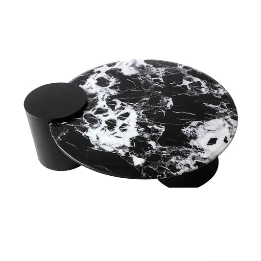 Modern New Design Unique Marble Top Coffee Table for Home Living Room Furniture Marsiling