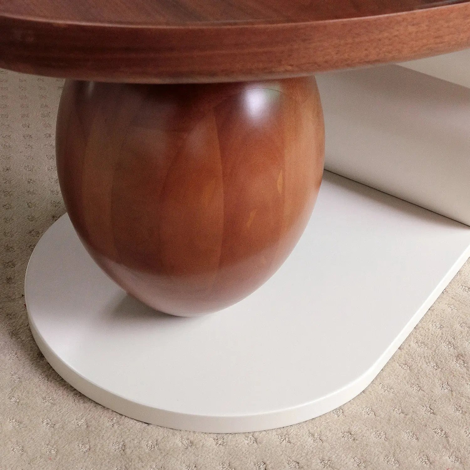Oval Simple Design Special-Shaped Coffee Table Home Storage Coffee Table with Drawers Marsiling
