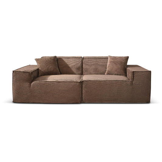 Modular Sectional Couch Corduroy Compressed Sofa in a Box Living Room Marsiling