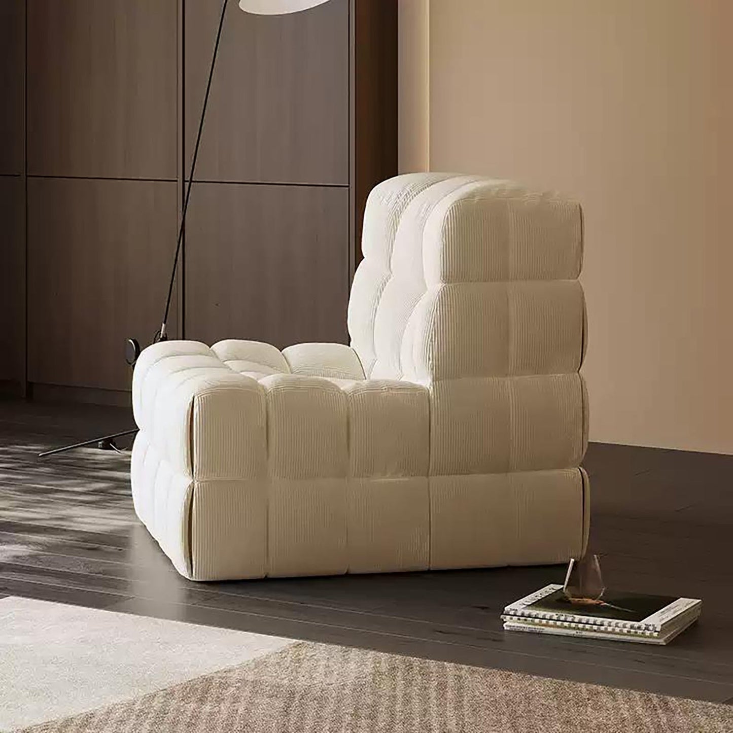 Cozy Lazy Sofa Couch Chair Bedroom Compressed Modular Single Sofa Marsiling