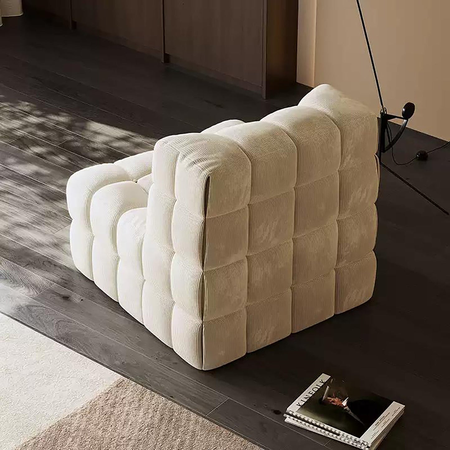 Cozy Lazy Sofa Couch Chair Bedroom Compressed Modular Single Sofa Marsiling