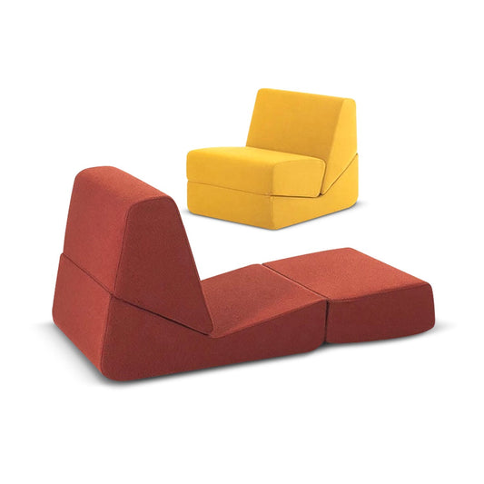 Single Folding Balcony Couch Lazy Tatami Compression Sofa Bed Marsiling