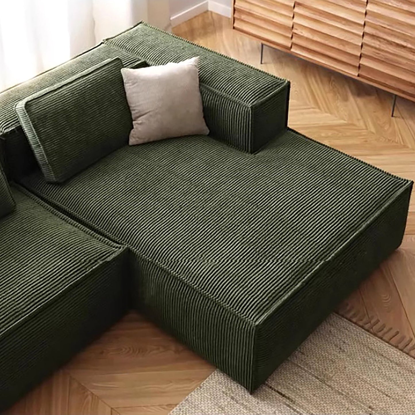 Compression Sofa L Shape Living Room Sectional Couch Modular Compressed Sofas