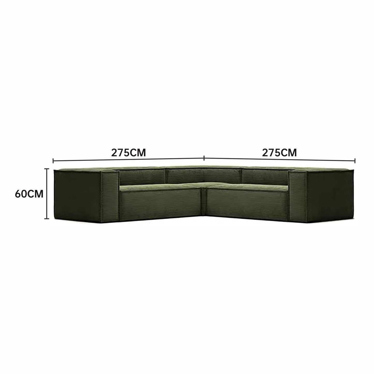 Compression Sofa L Shape Living Room Sectional Couch Modular Compressed Sofas