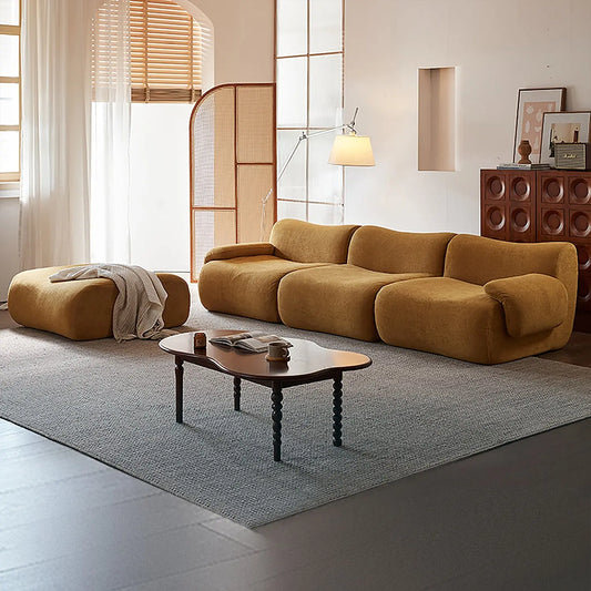 Modern Living Room Home Furniture Apartment L Shape Cloud Modular Sofa Marsiling