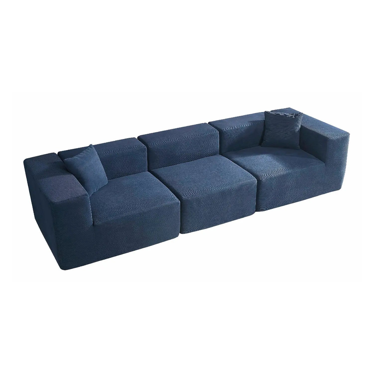 Modern Compressed Sofa Three Seater Modular Sectional Couch for Living Room Marsiling