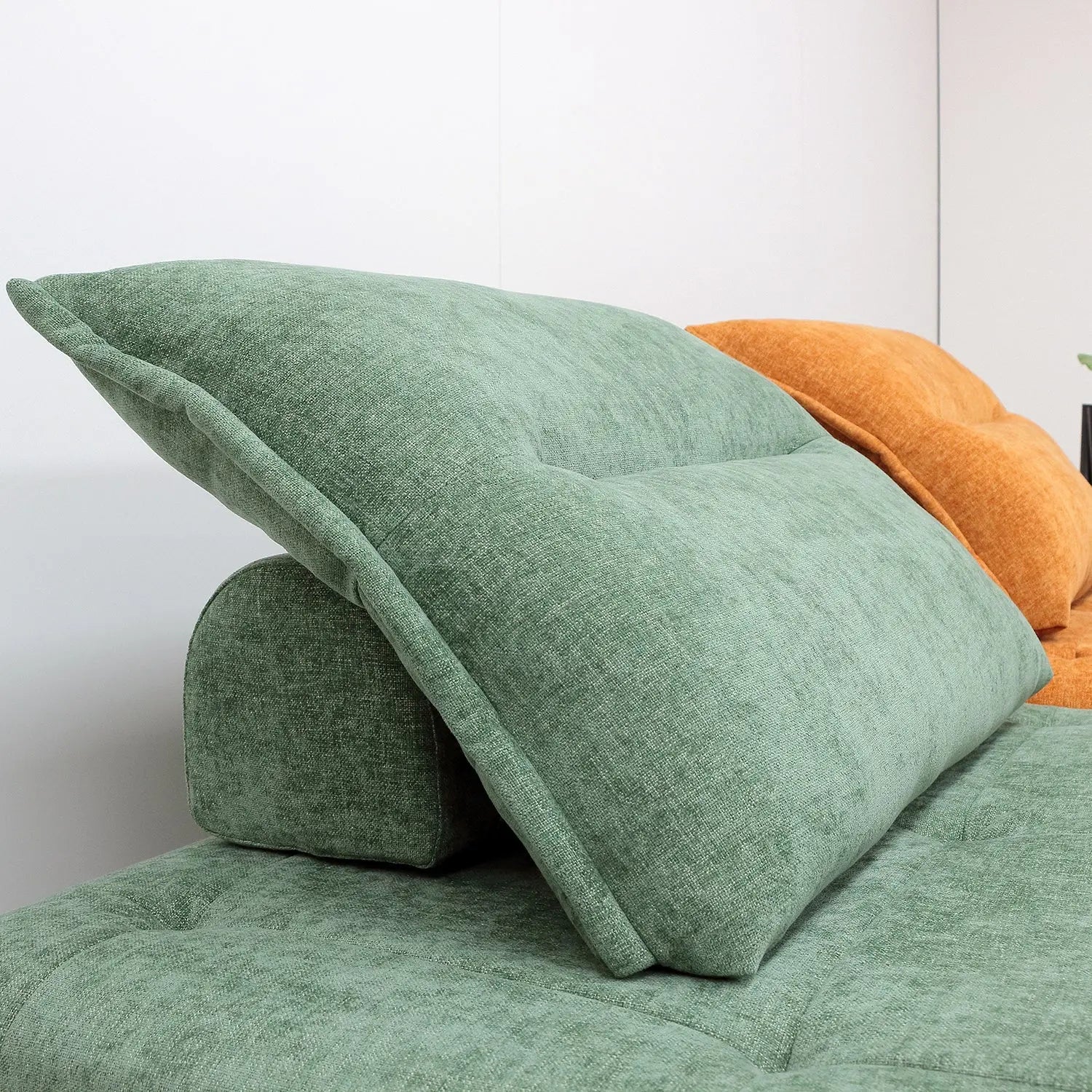 Vacuum Compressed Sofa Full Foam Corner Couch Modern Fabric Compression Sofa Marsiling