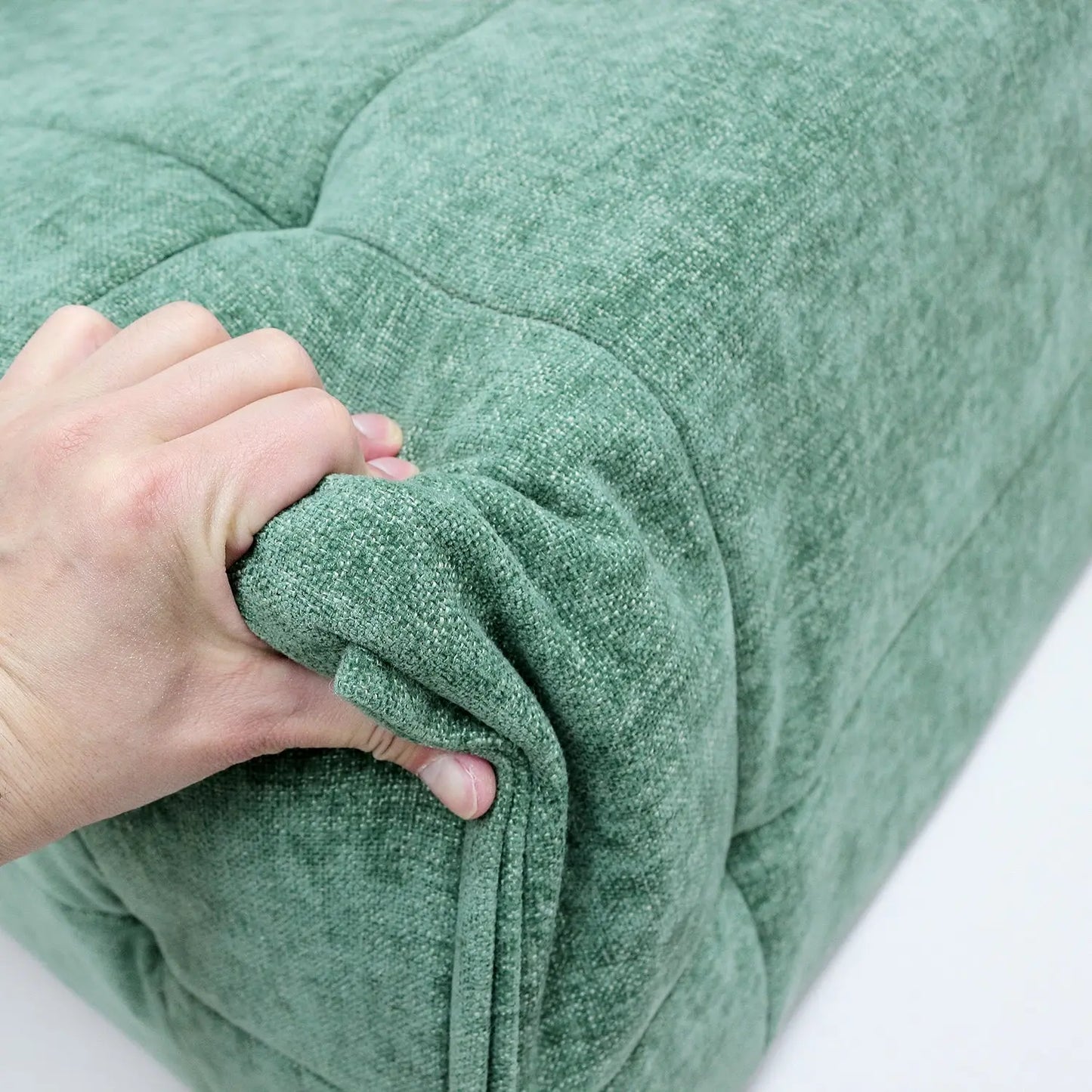 Vacuum Compressed Sofa Full Foam Corner Couch Modern Fabric Compression Sofa Marsiling