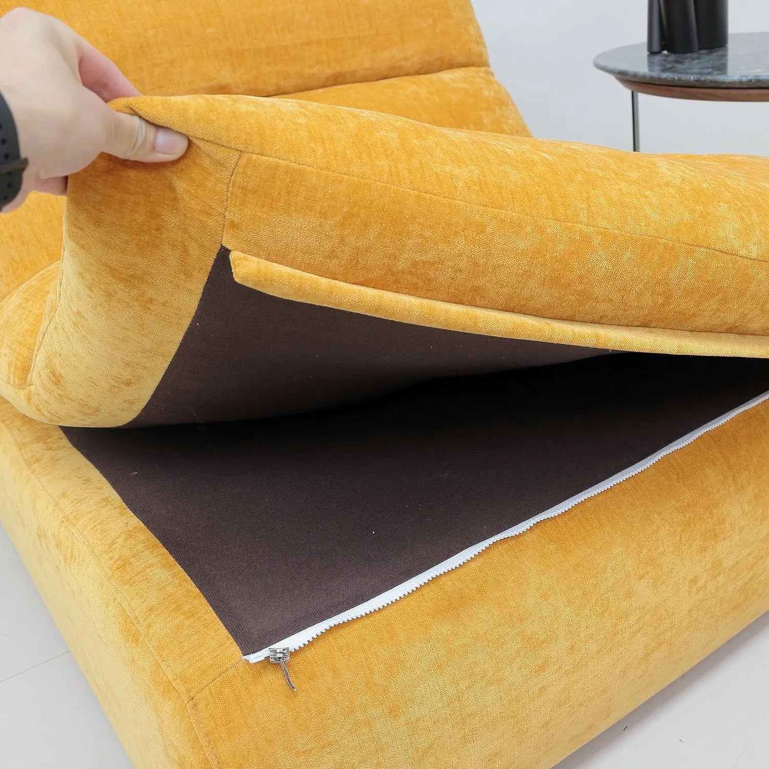 Nordic Small Foam Compressed Vacuum Packed Single Lazy Sofa-in-a-Box Marsiling