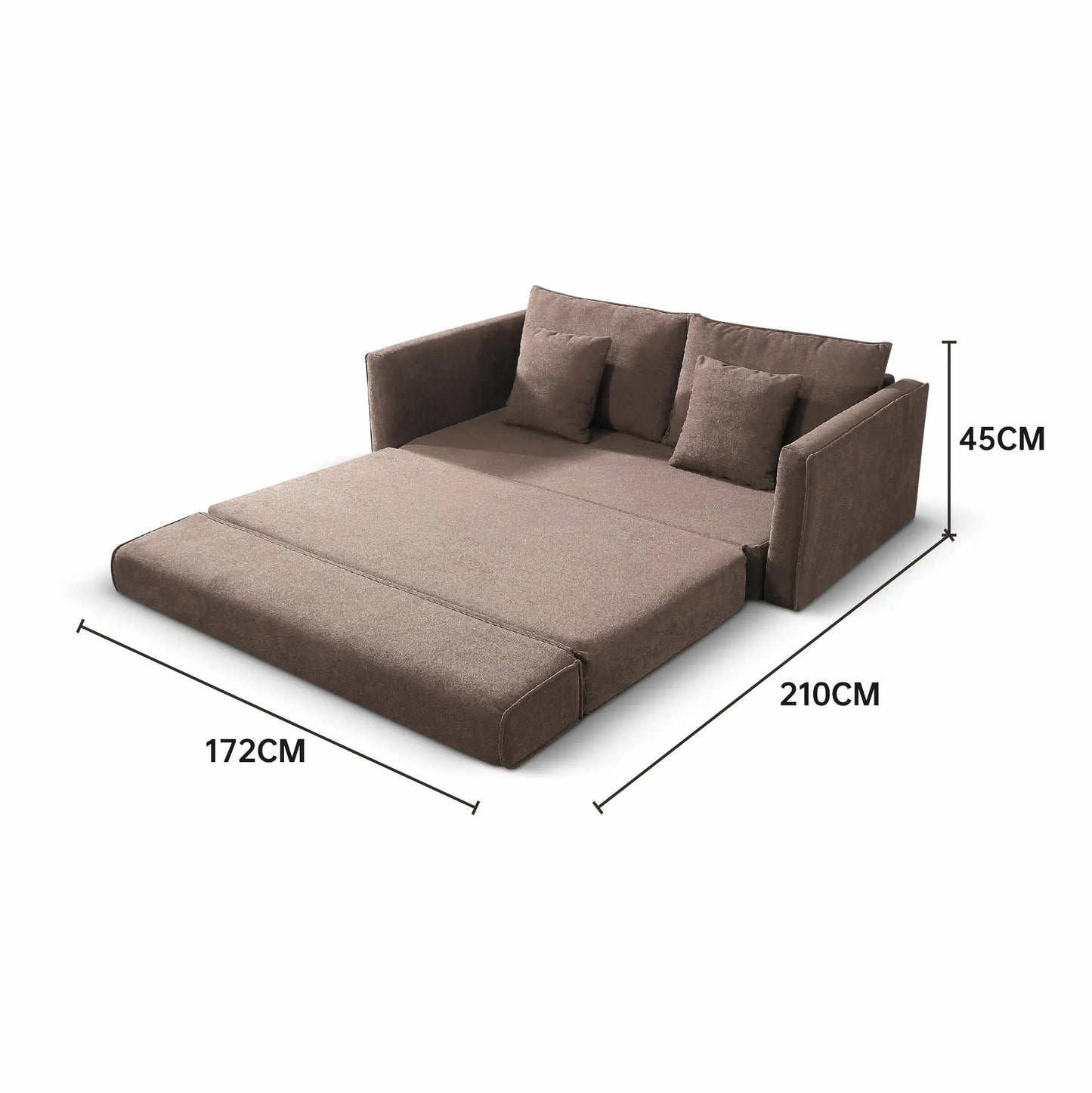 European Hotel Home Leisure Velvet Fabric Corner Pull Out Folding Sofa Bed Marsiling