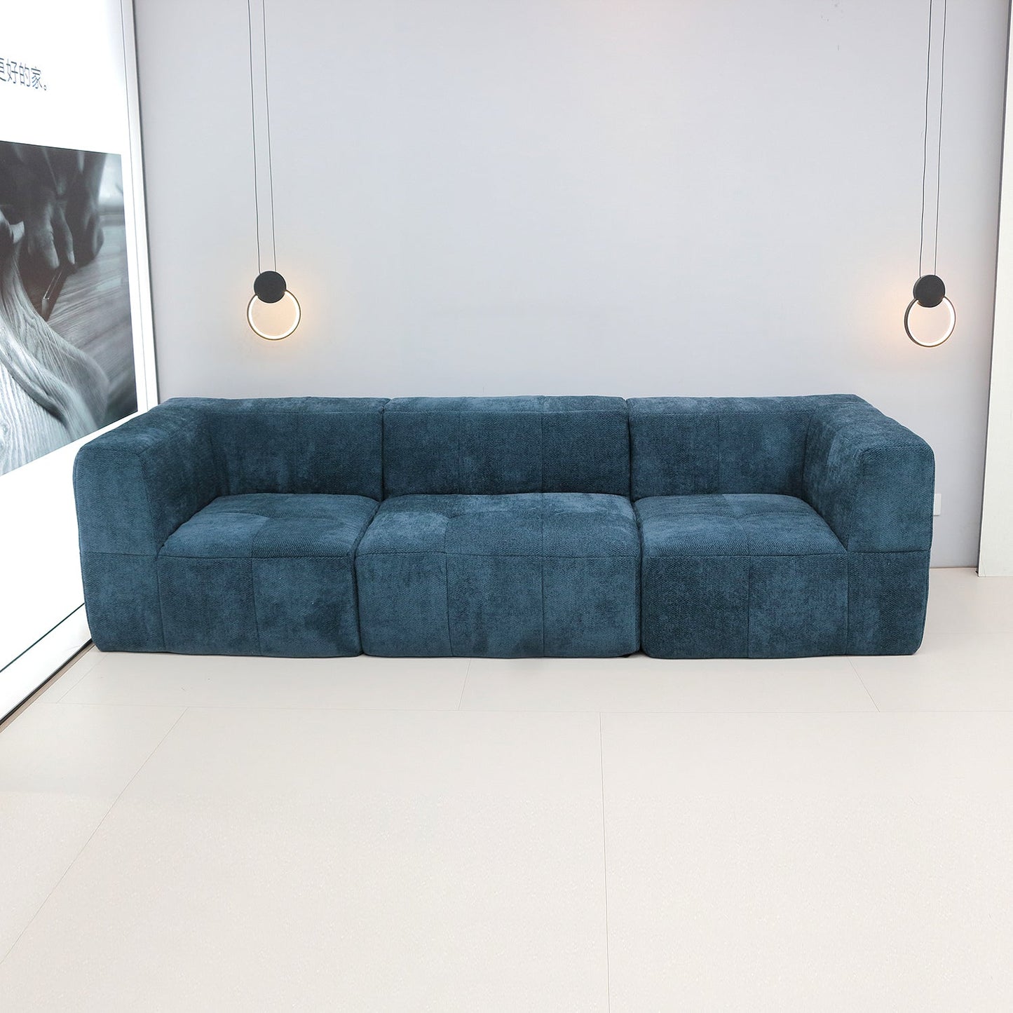 Living Room Sofa Combination Couch Modular L-Shape Sofa Compression Sofa