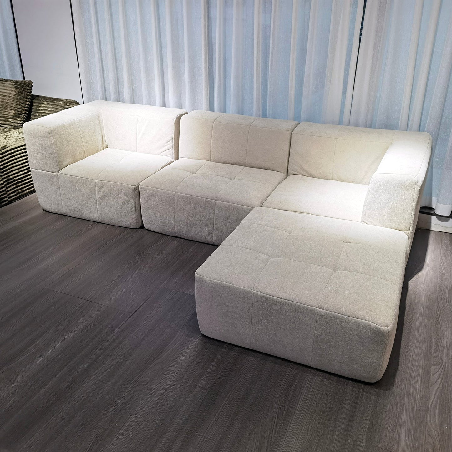 Living Room Sofa Combination Couch Modular L-Shape Sofa Compression Sofa
