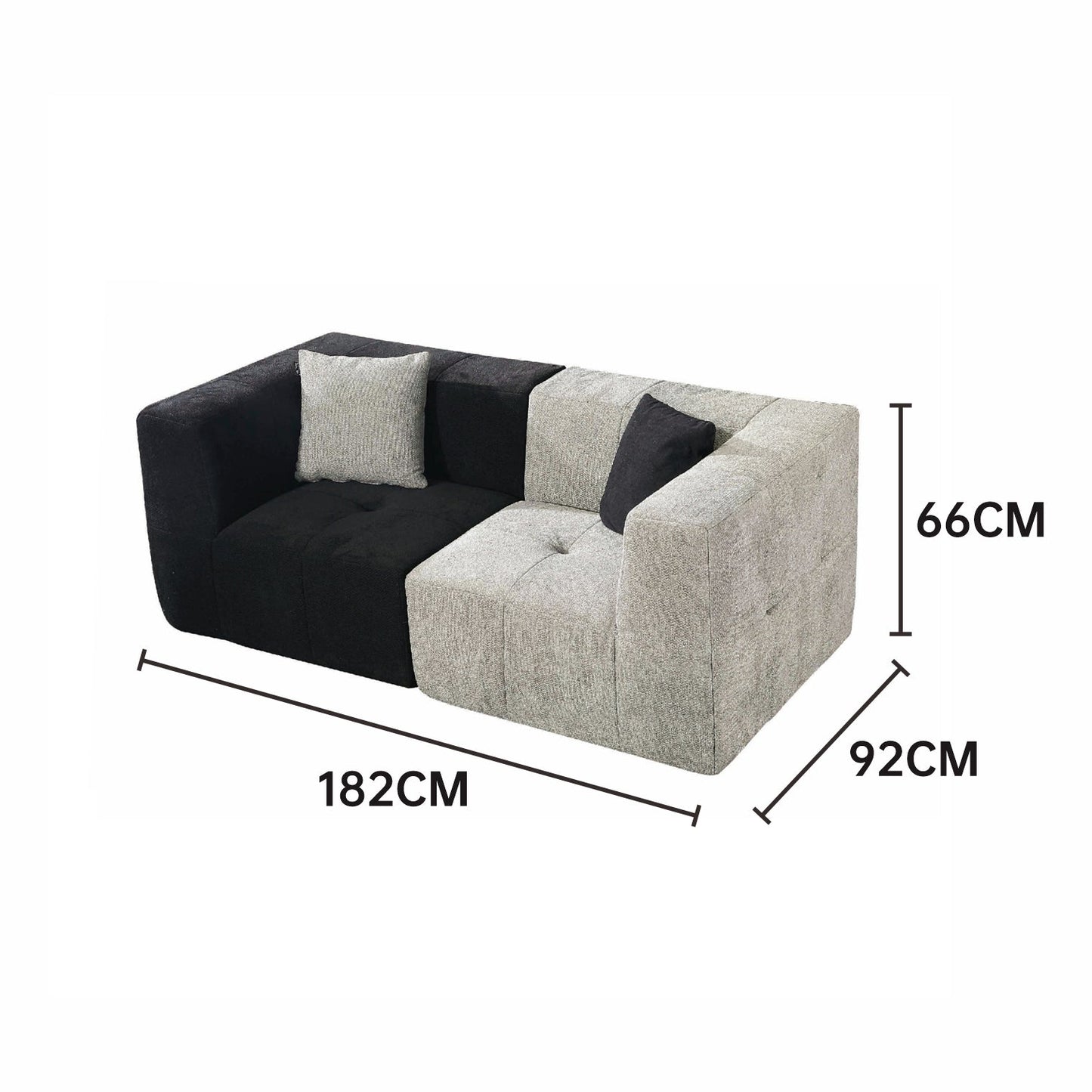 Living Room Sofa Combination Couch Modular L-Shape Sofa Compression Sofa