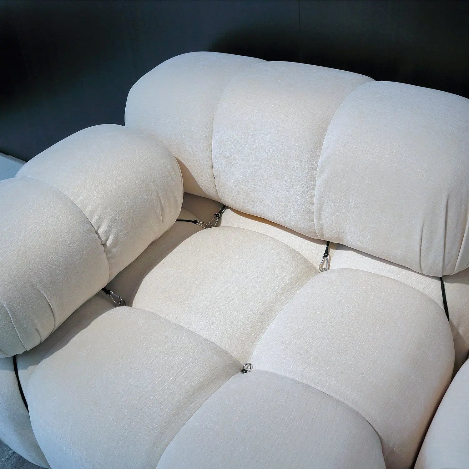 Ins Popular Sectional Combination Square Modular Corner Floor Couch Sofa Marsiling