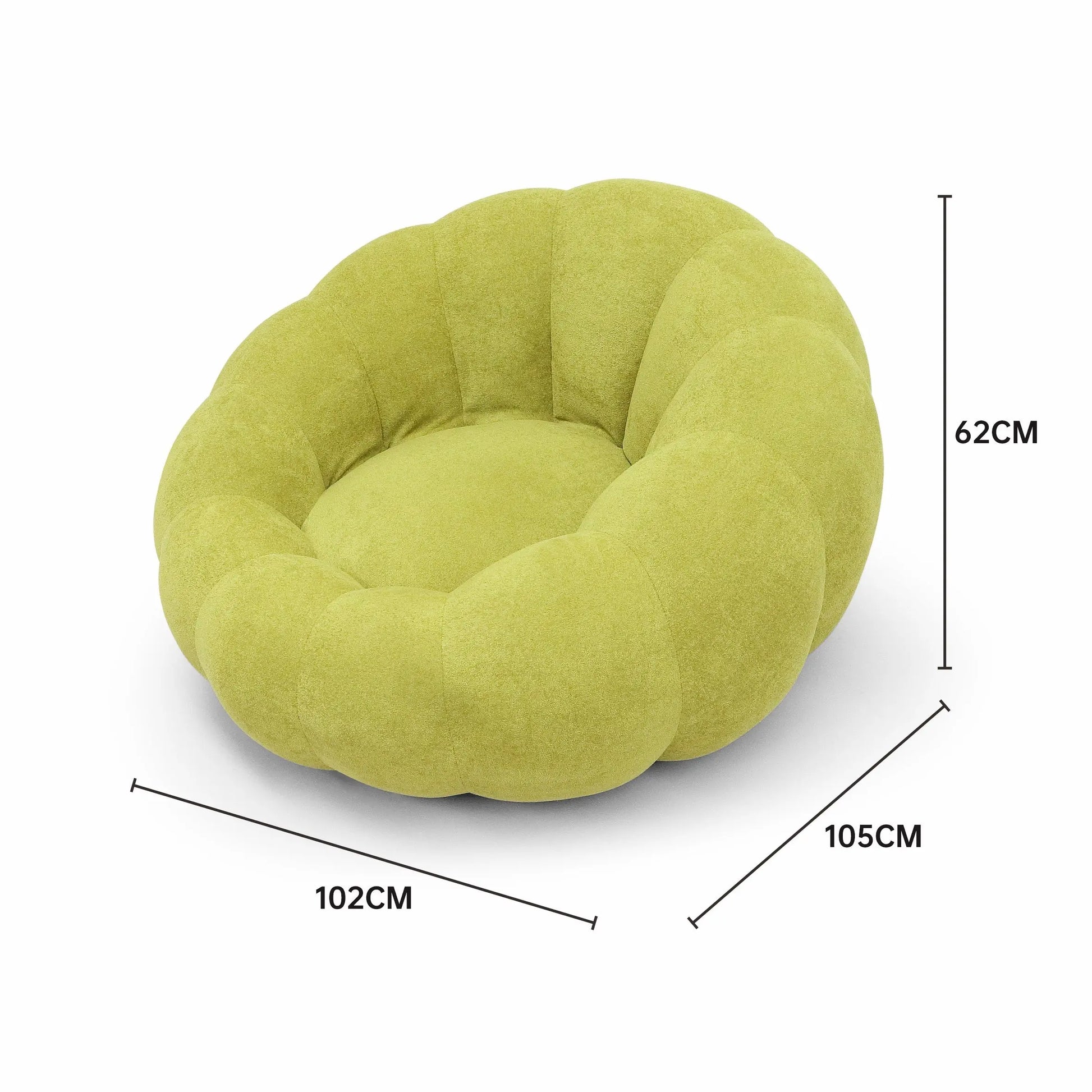 Vacuum Compressed Lazy Sofa Pumpkin Sofa Casual Cream Living Room Balcony Marsiling