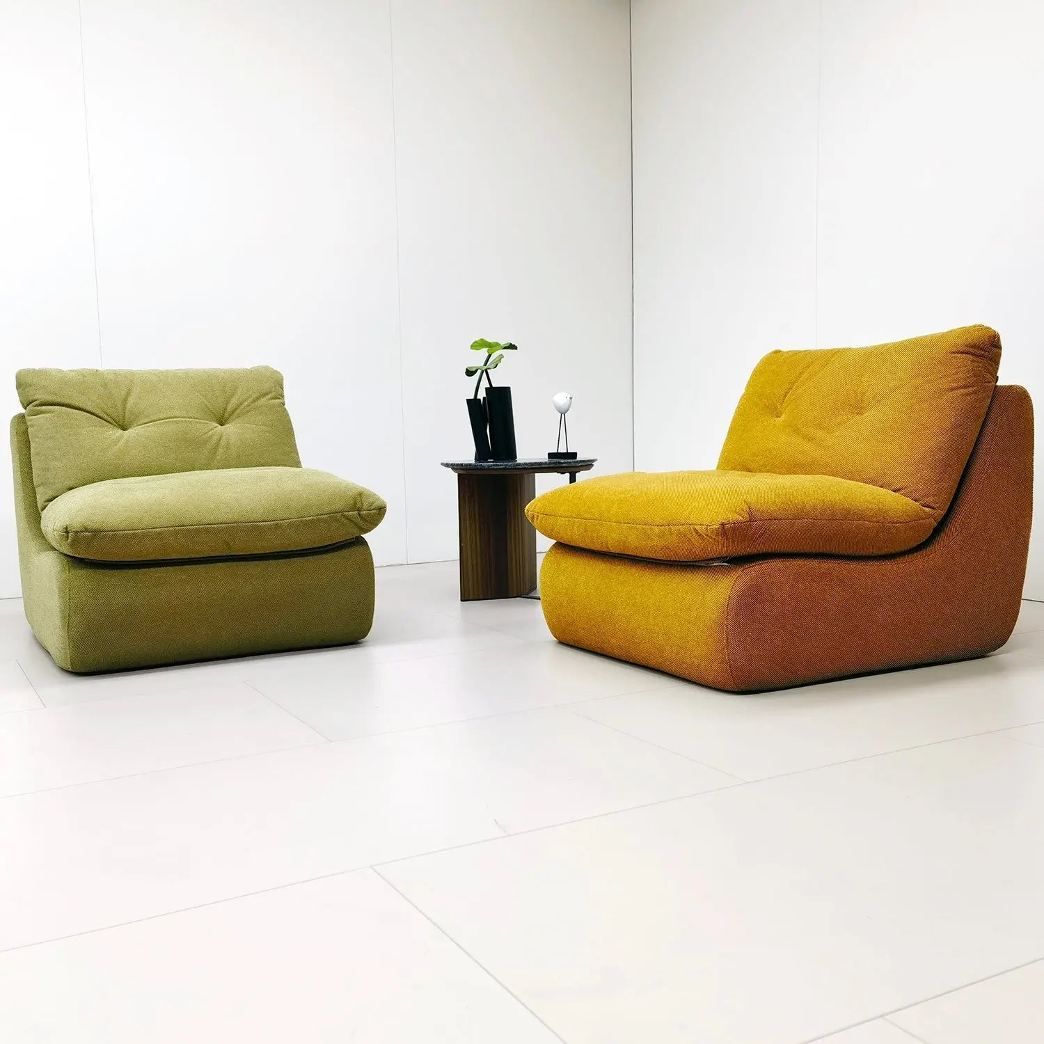 High-Density Foam Comfort Luxurious Compressed Lazy Curved Small Sofa Bed Marsiling