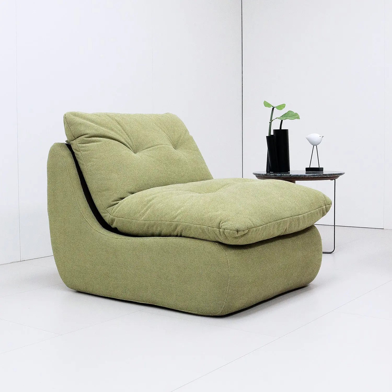 High-Density Foam Comfort Luxurious Compressed Lazy Curved Small Sofa Bed Marsiling