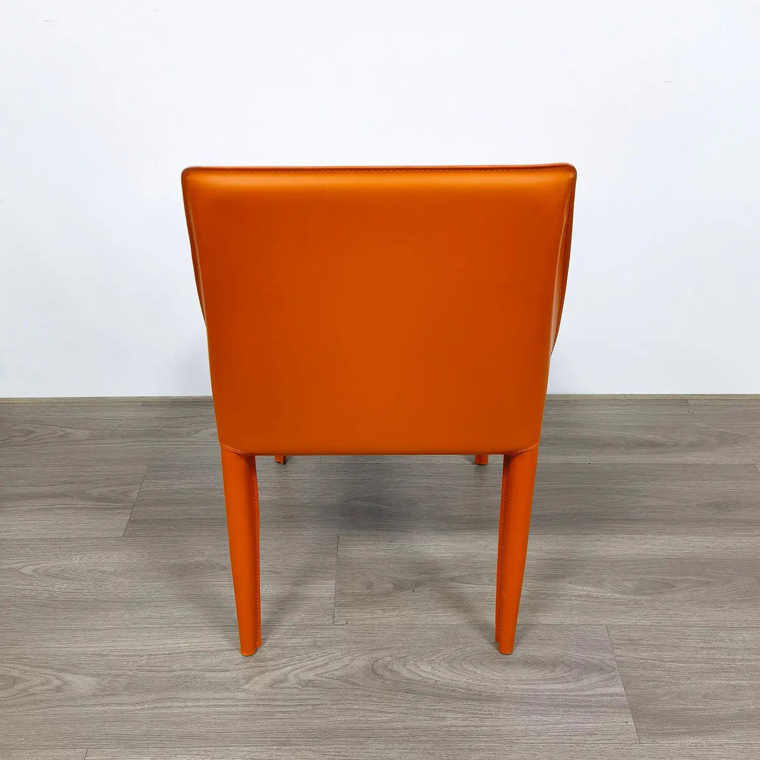 Modern Simple Deisng Barenia Leather Restaurant Cafe Dining Chair Marsiling