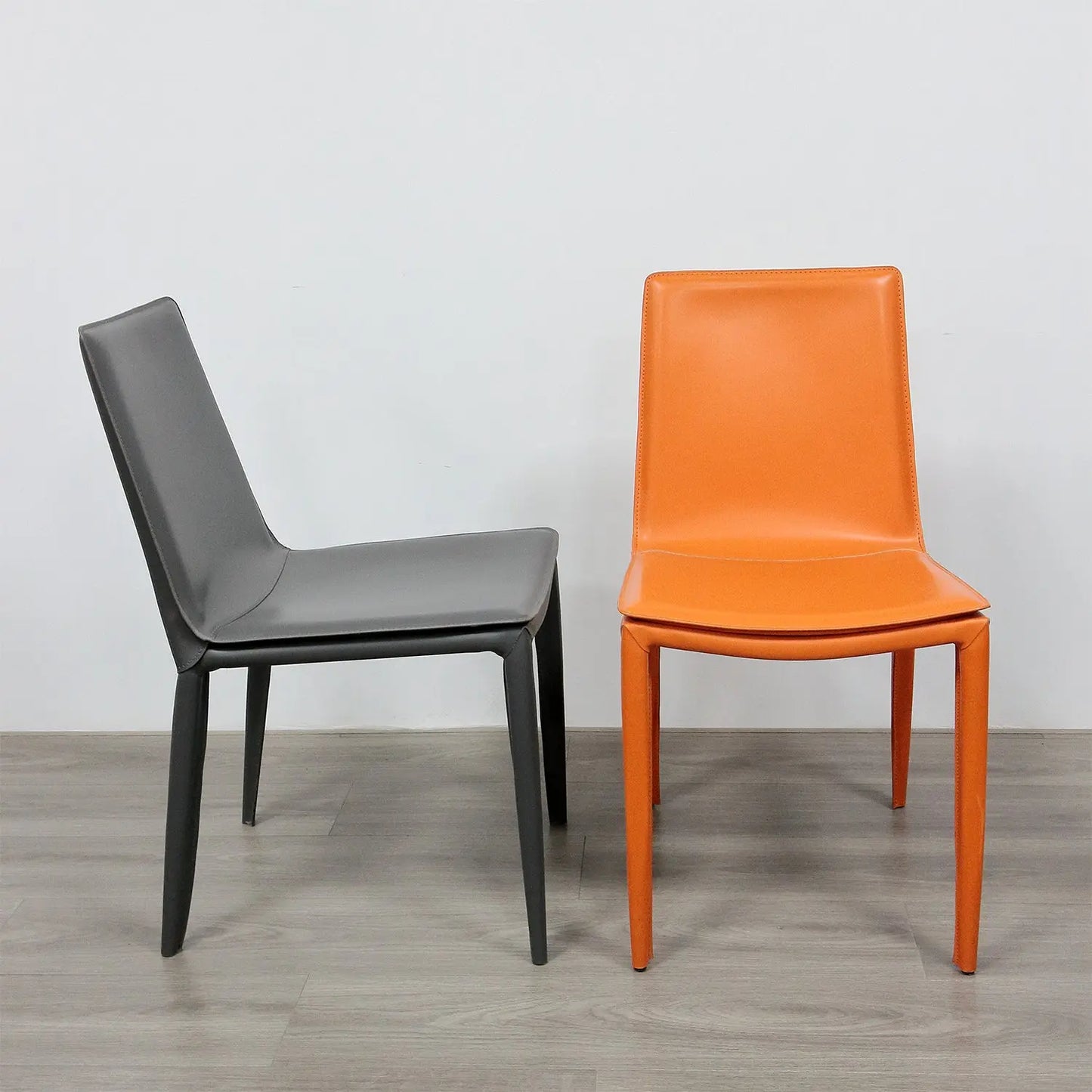 Minimalist Home Restaurant Dining Chair Leather Creative Cafe Hotel Chair Marsiling