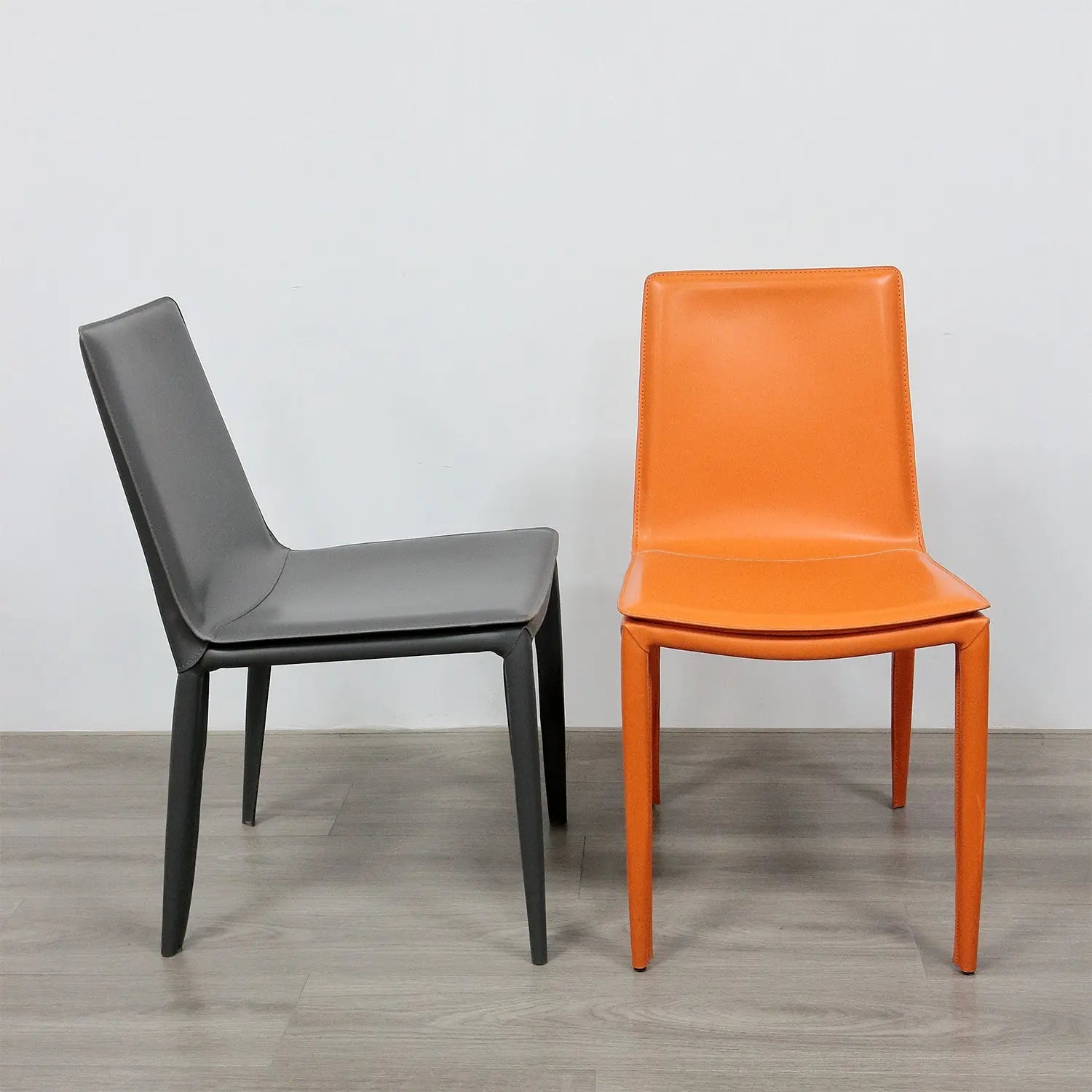 Minimalist Home Restaurant Dining Chair Leather Creative Cafe Hotel Chair Marsiling