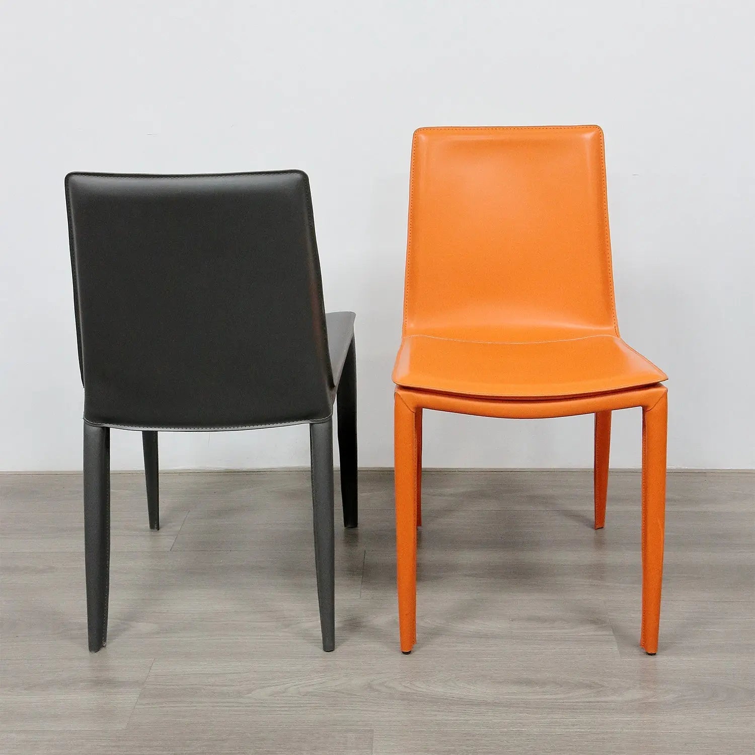 Minimalist Home Restaurant Dining Chair Leather Creative Cafe Hotel Chair Marsiling