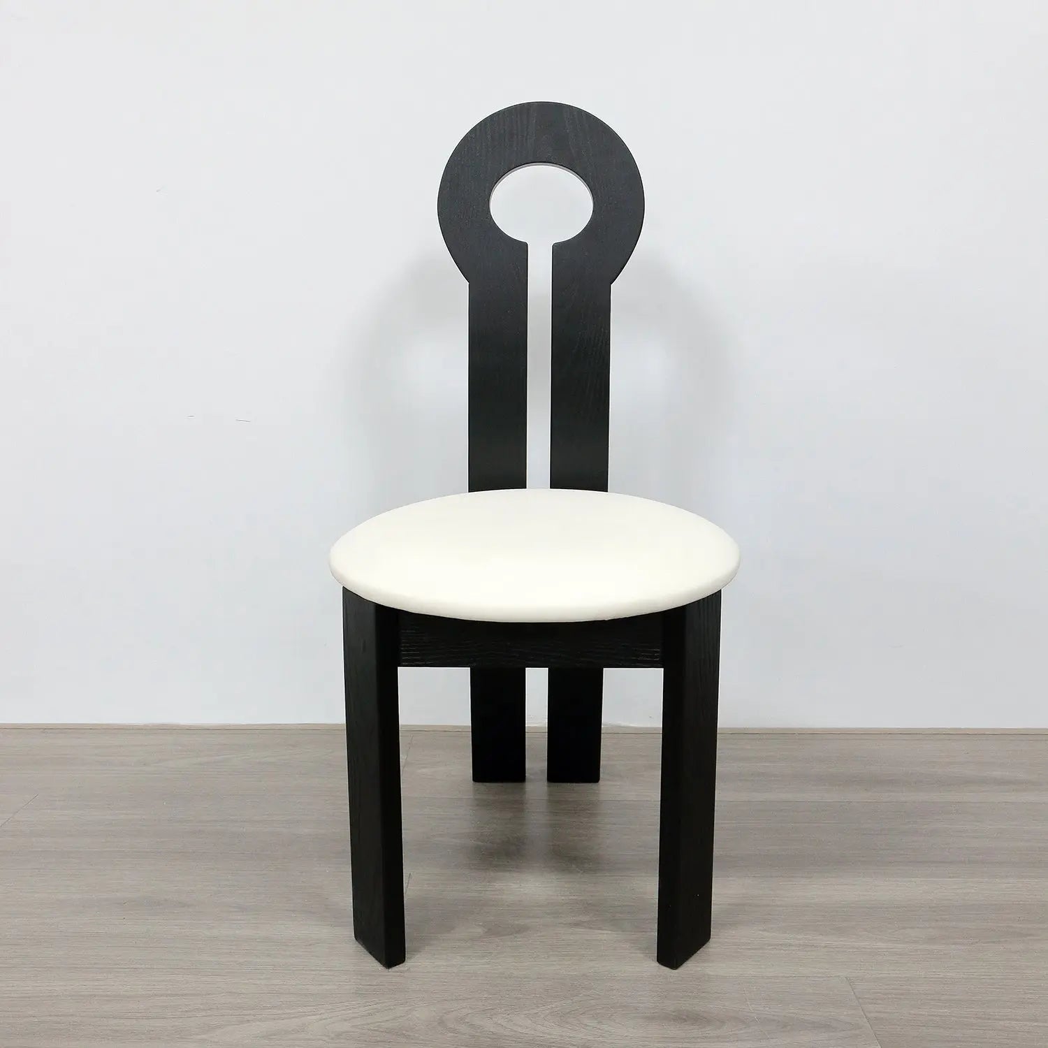 Unique Design Ancient Mermaid Key Shape Oak Legs Backrest Dining Chair Marsiling