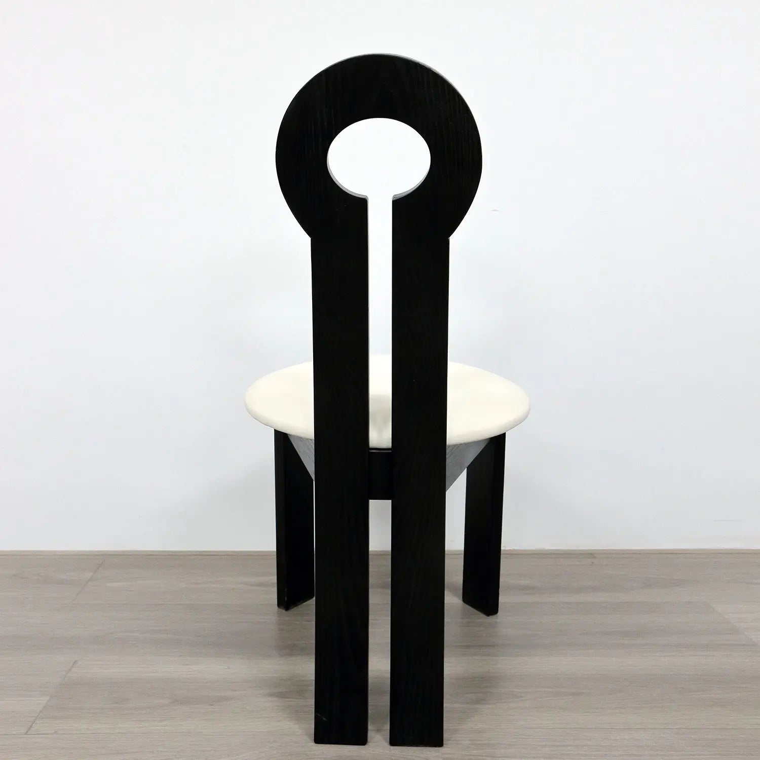 Unique Design Ancient Mermaid Key Shape Oak Legs Backrest Dining Chair Marsiling