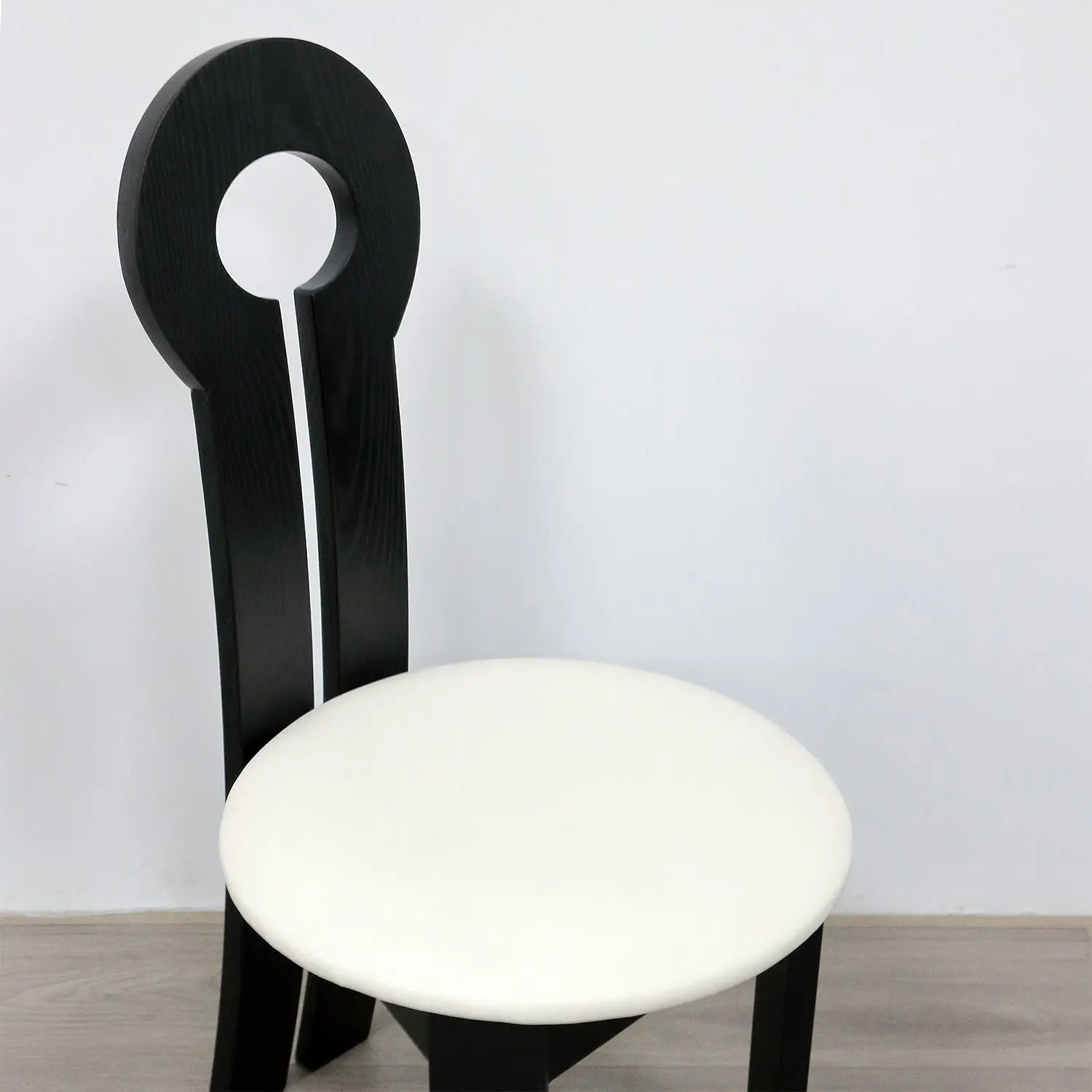 Unique Design Ancient Mermaid Key Shape Oak Legs Backrest Dining Chair Marsiling