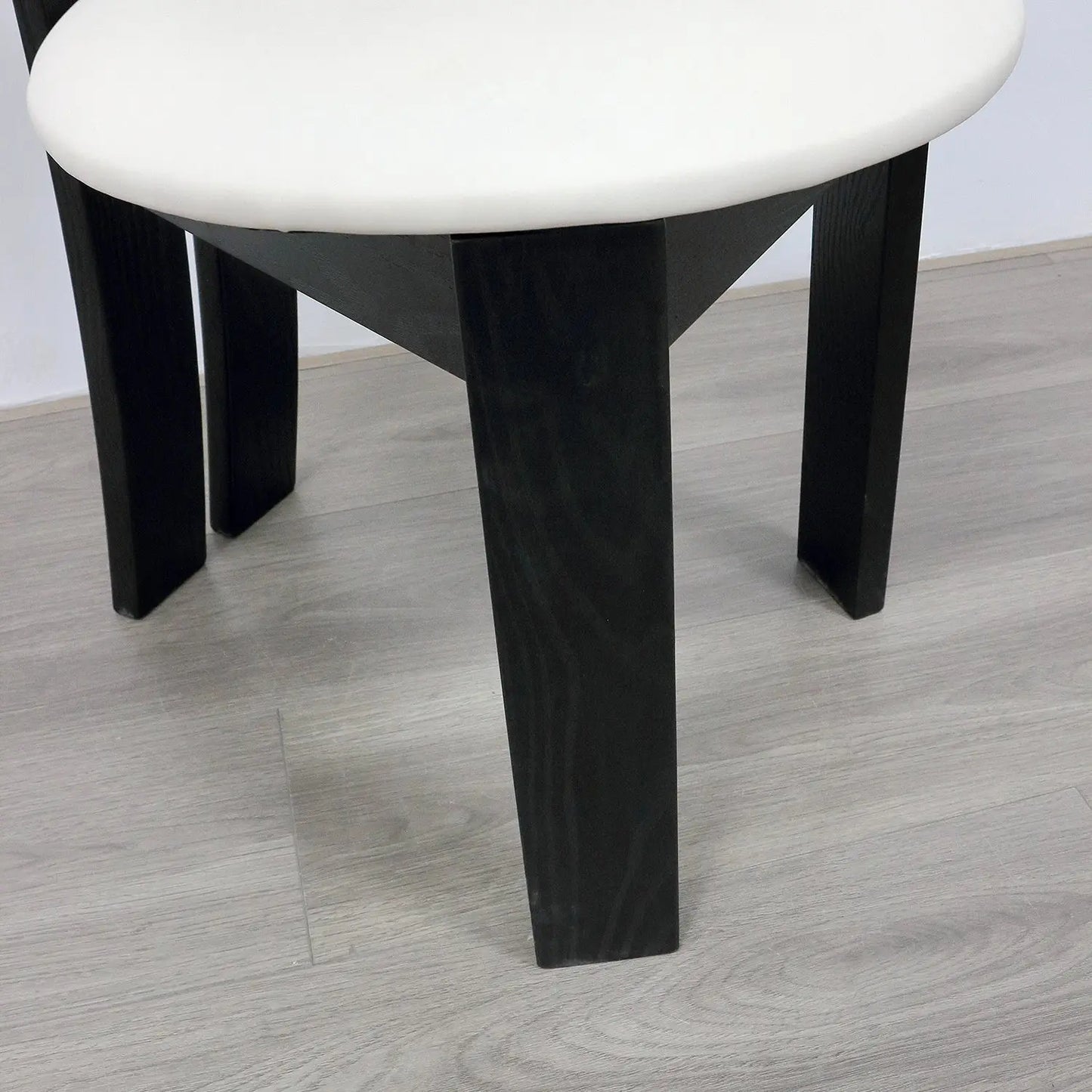 Unique Design Ancient Mermaid Key Shape Oak Legs Backrest Dining Chair Marsiling