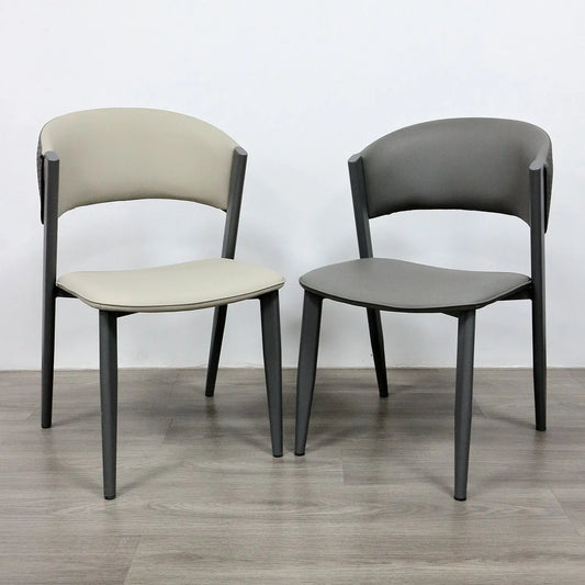 Home Restaurant Hotel Modern Iron Legs Dining Room Furniture Dining Chair Marsiling