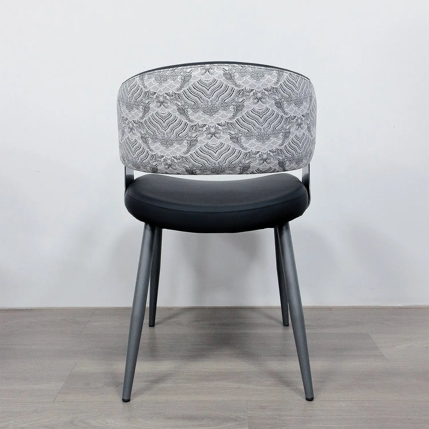 Contemporary Luxury Upholstered Indoor Metal Leather Restaurant Dining Chair Marsiling