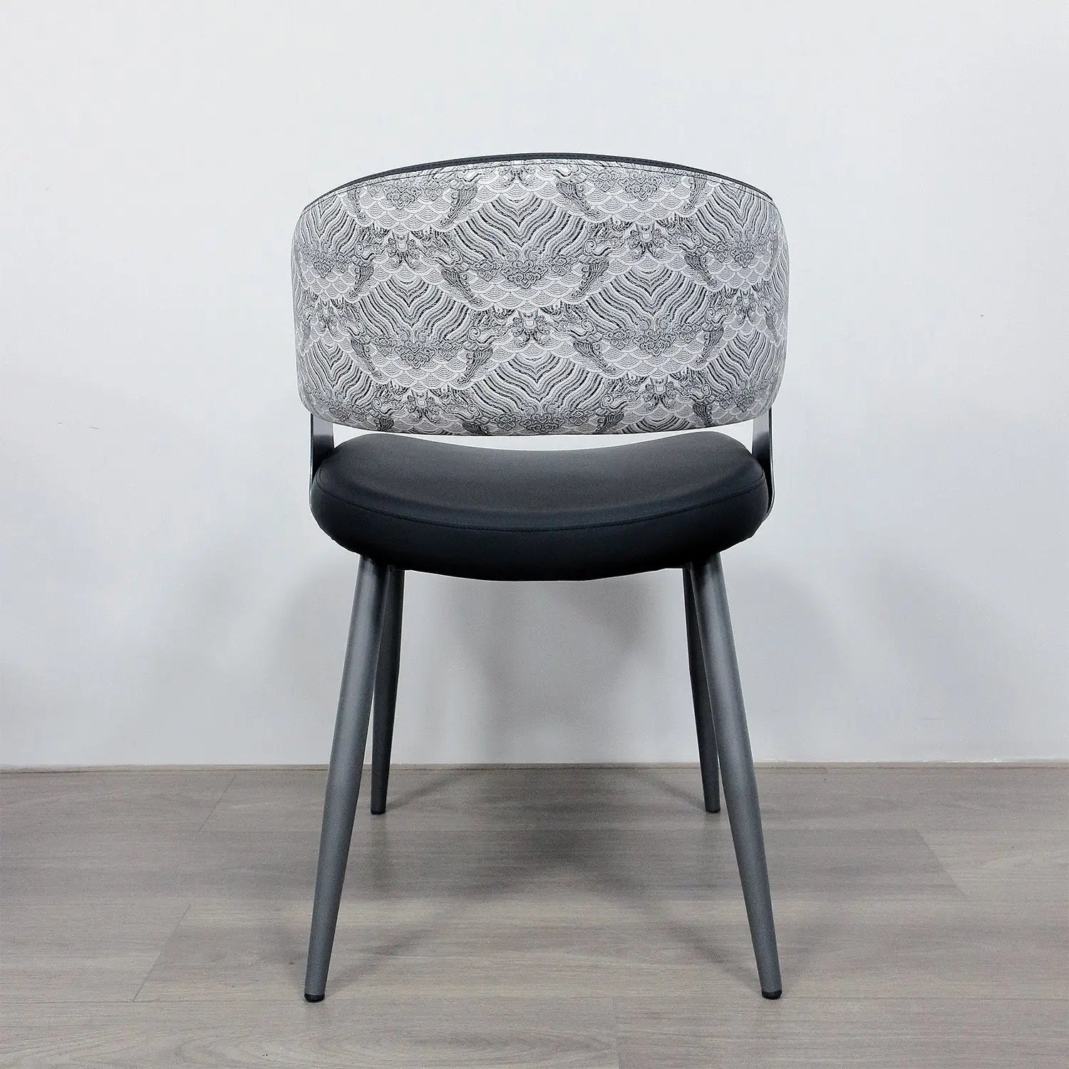 Contemporary Luxury Upholstered Indoor Metal Leather Restaurant Dining Chair Marsiling