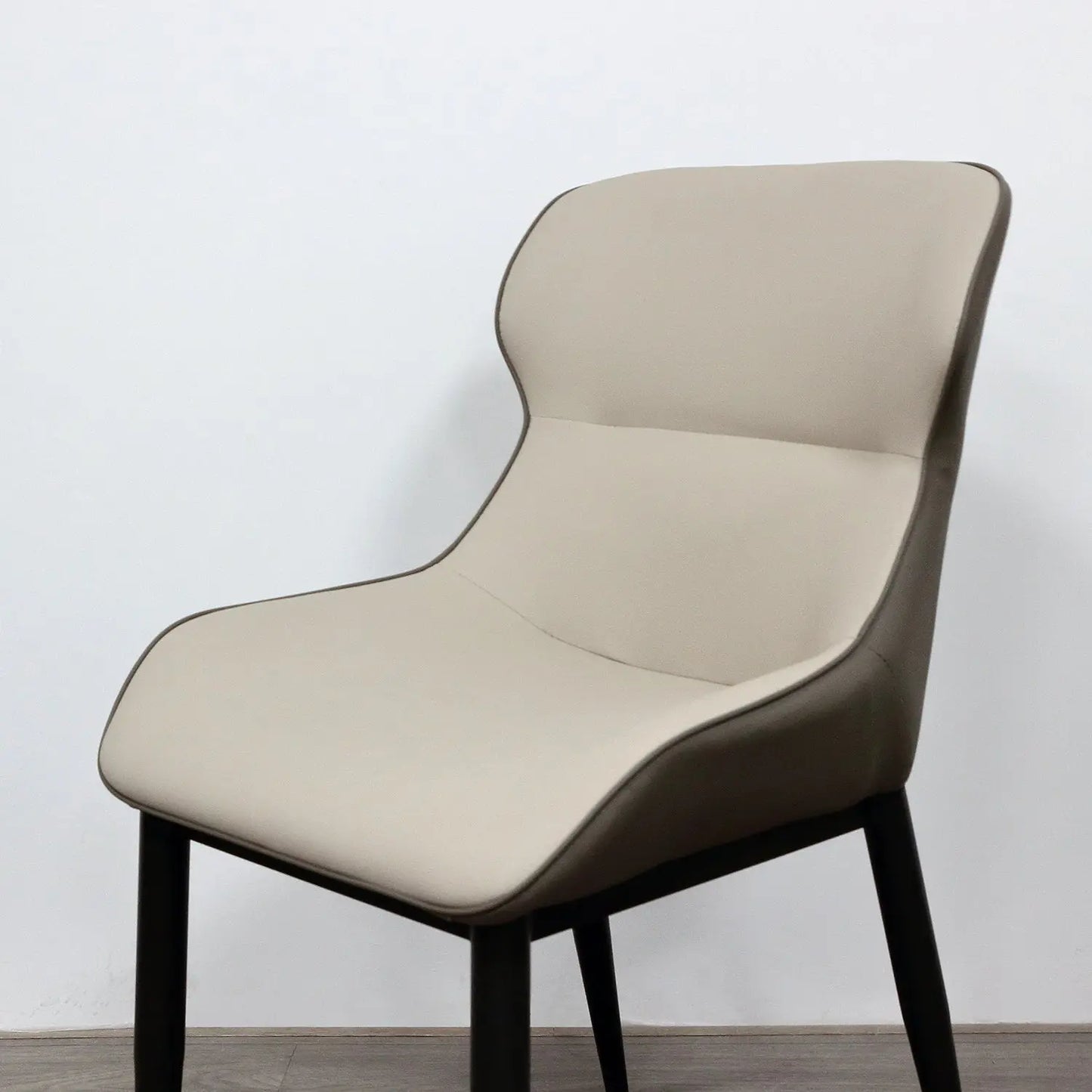 Luxury Contemporary Home High-End Sense Retro Chairs PU Leather Dining Chairs Marsiling