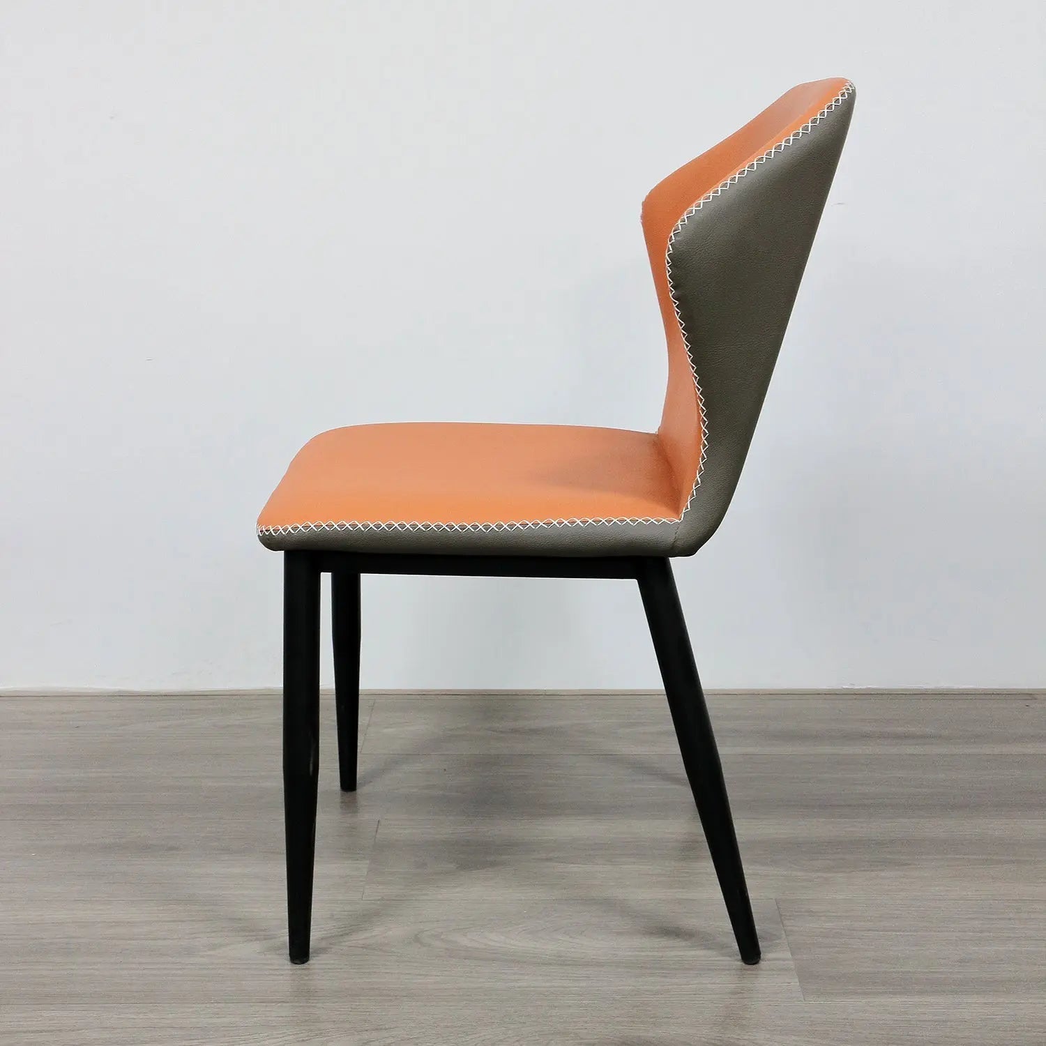 Hotel Nordic Luxury PU Dining Chairs Set Manufacturers Modern Wtih Iron Legs Marsiling
