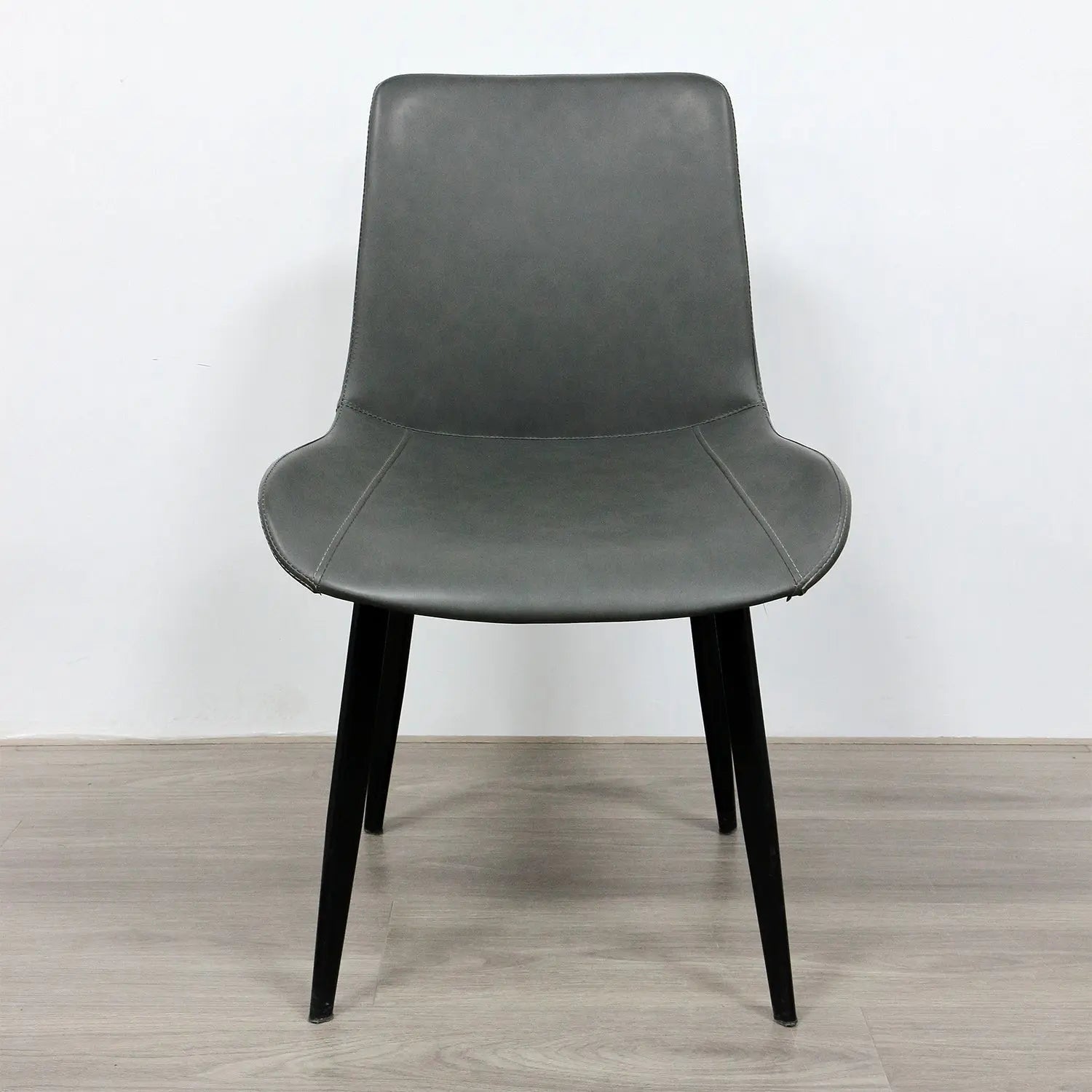 Nordic Home Restaurant Furniture Sofa Chair Synthetic PU Leather Dining Chair Marsiling