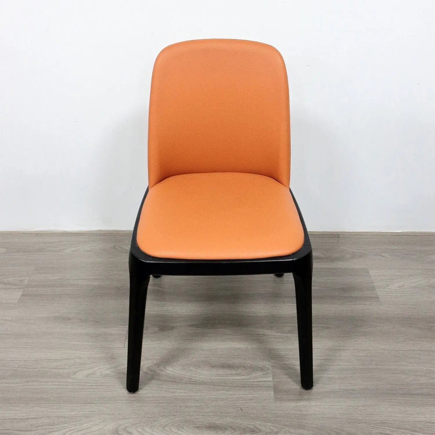 Wholesale Modern PU Leather Wood Chair Upholstered Solid Wood Dining Chairs Marsiling