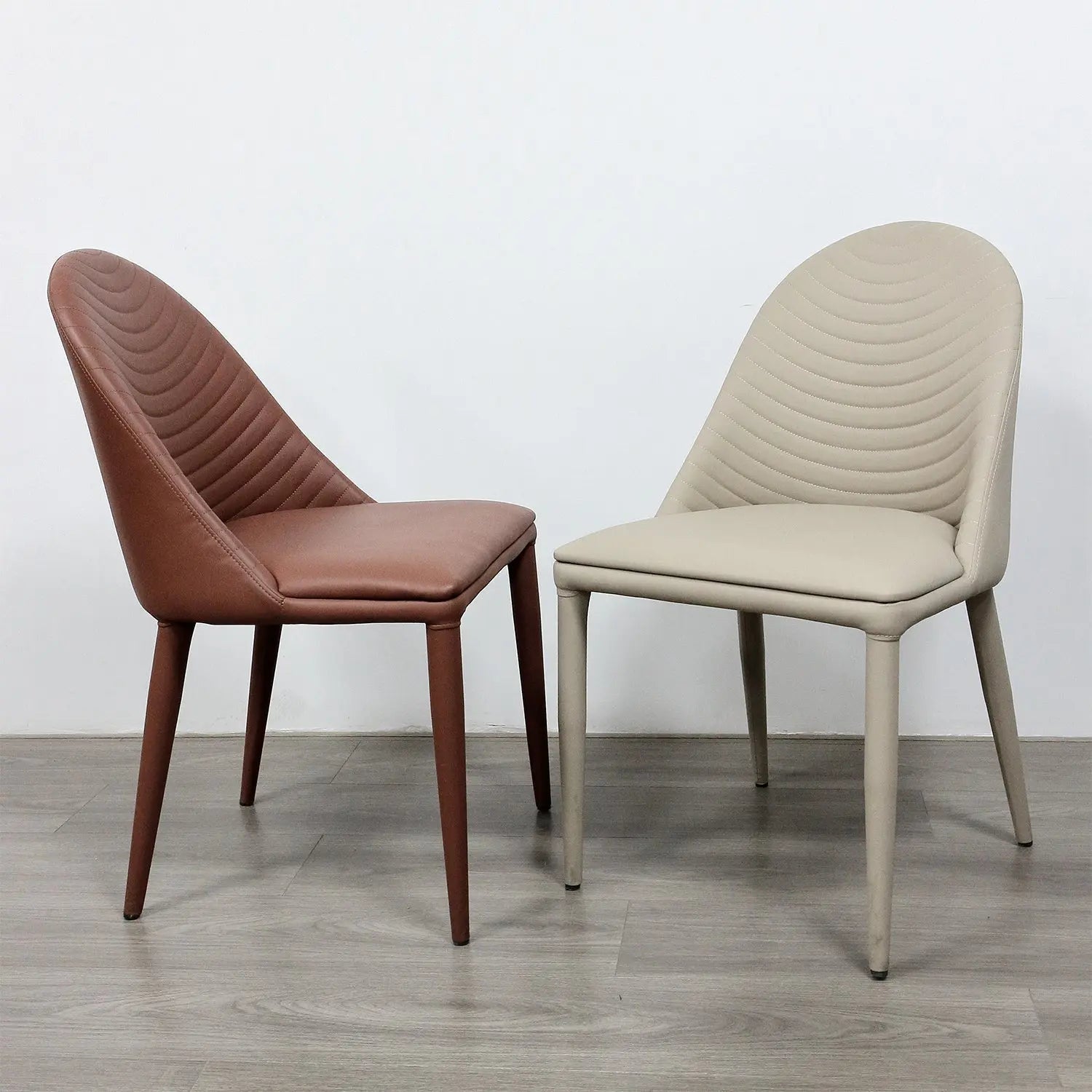 Foshan Supplier Contemporary Event Bar Terrace Curved High Back Dining Chair Marsiling