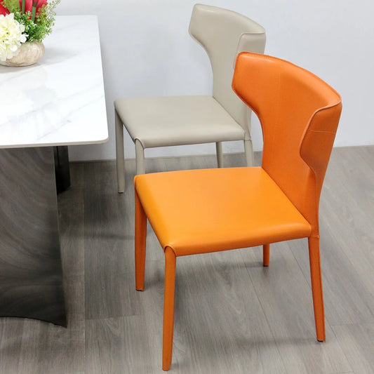 Nordic French Restaurant Chair European Dining Cushion Seat Dining Chair Marsiling