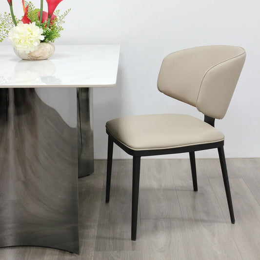 Top Grade Home Furniture Dining Room Chairs Modern Metal Cafe Chiars Marsiling