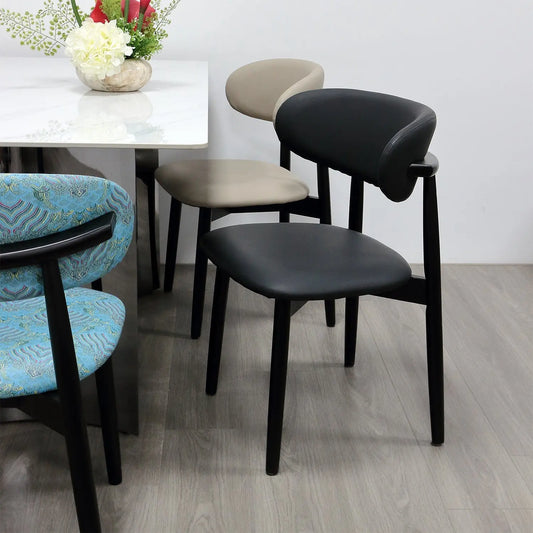 Solid Wooden Cross Back Dining Chair for Living Room Kitchen and Restaurant Marsiling