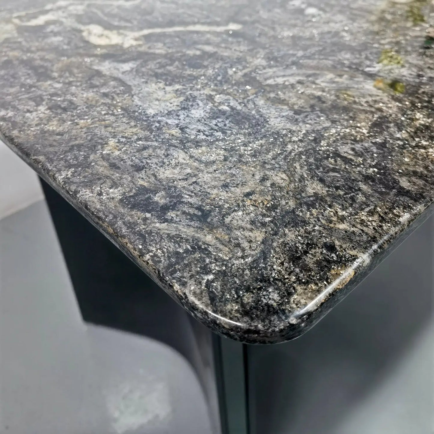 Luxury Stone Stainless Steel Dining Table ¨C Rectangle with Rounded Corners Marsiling